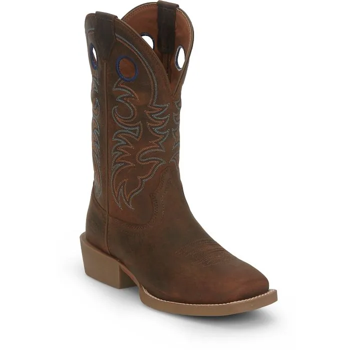 Impact Resistant Justin Mens Muley Western Boots Style SE7613