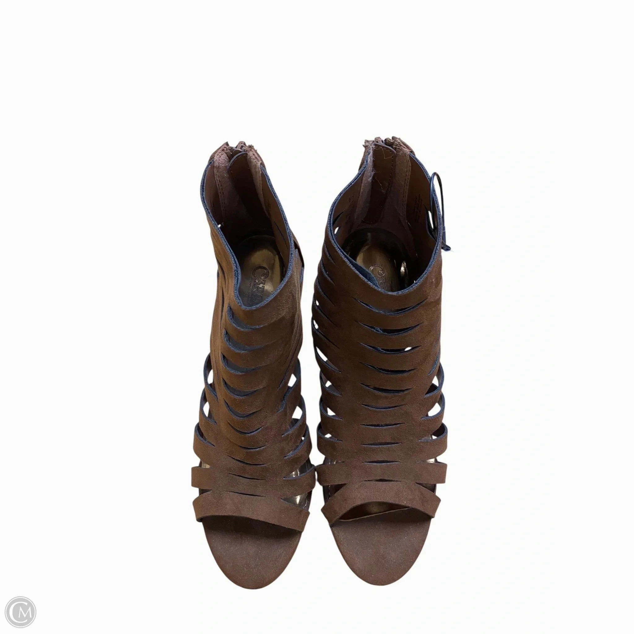 Shoes Heels Block By Carlos By Carlos Santana In Brown, Size: 8.5 Classic Sandals