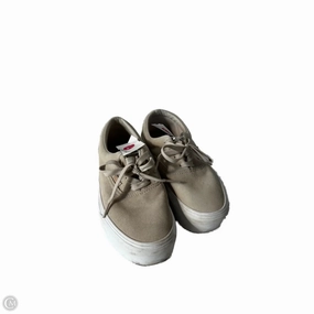 Road Fit Elastic laces Shoes Sneakers By Vans In Tan & White, Size: 7