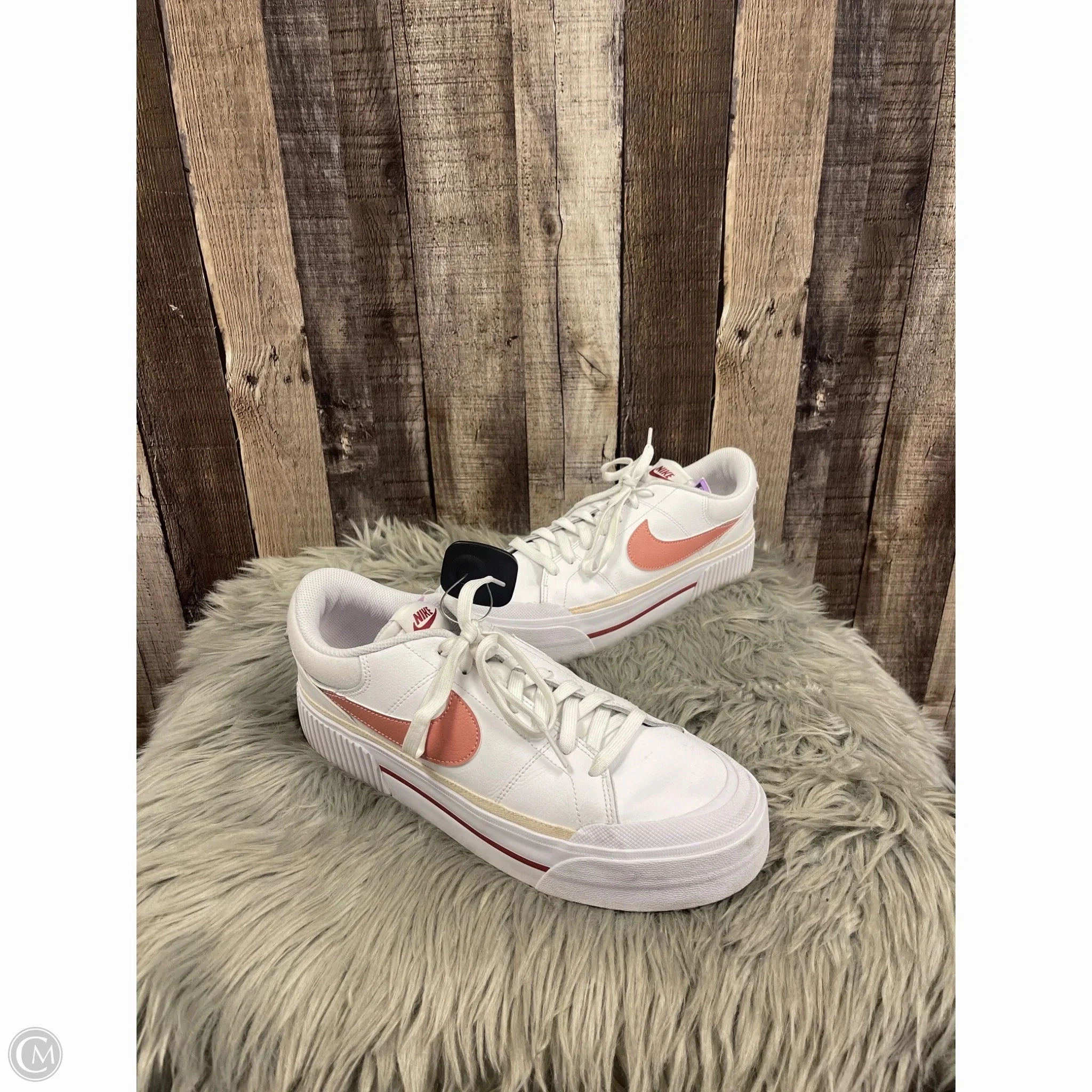 Comfortable Fitment Shoes Sneakers By Nike In Pink & White, Size: 12