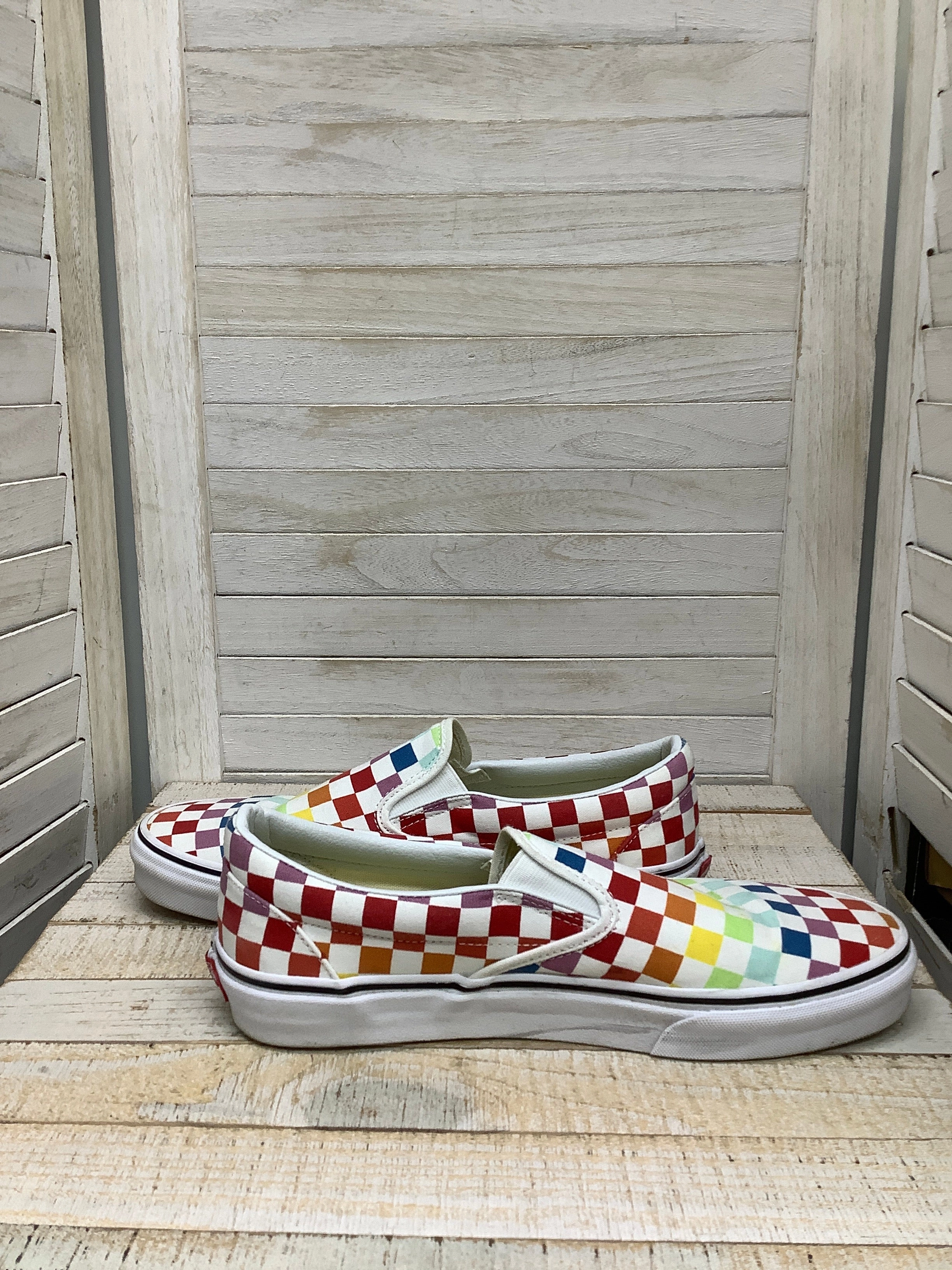 Shoes Sneakers By Vans In Rainbow Print, Size: 10.5 Ultra-soft feel