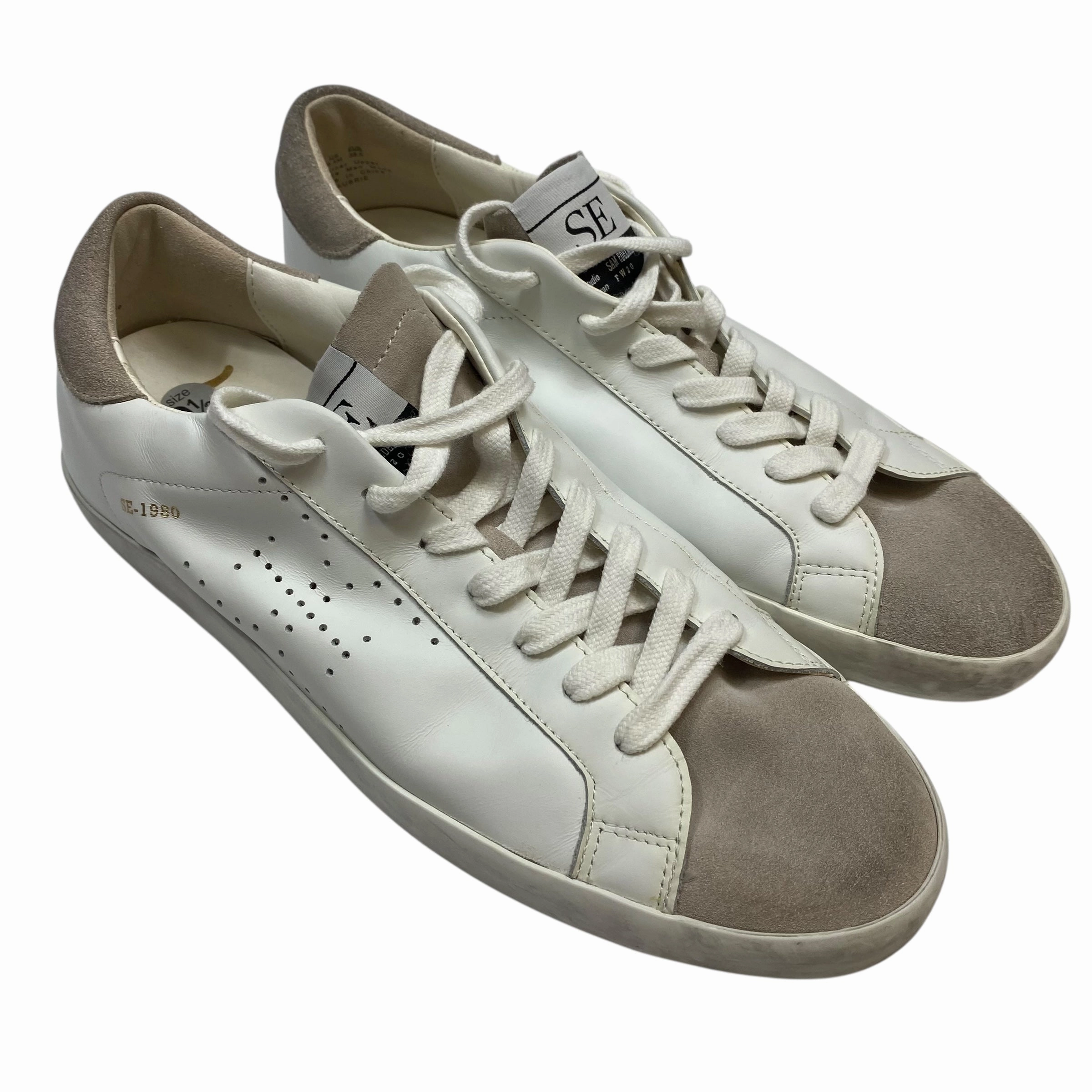 Quality Shoes Sneakers By Sam Edelman In White, Size:9.5