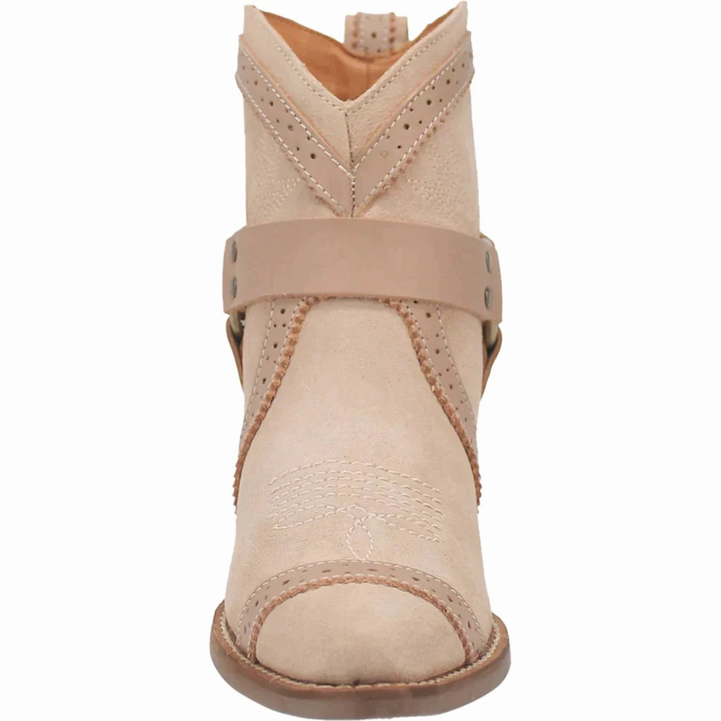 DINGO GUMMY BEAR LEATHER SAND SUEDE BOOTIE STYLE DI747BN189 Warm Touch Warehouse Work