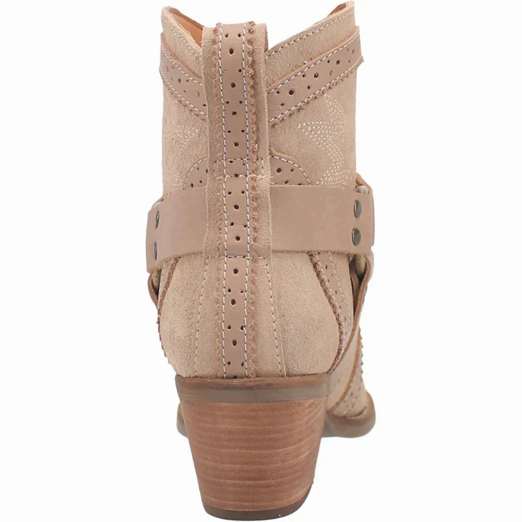 DINGO GUMMY BEAR LEATHER SAND SUEDE BOOTIE STYLE DI747BN189 Natural Fit Comfortable Feeling