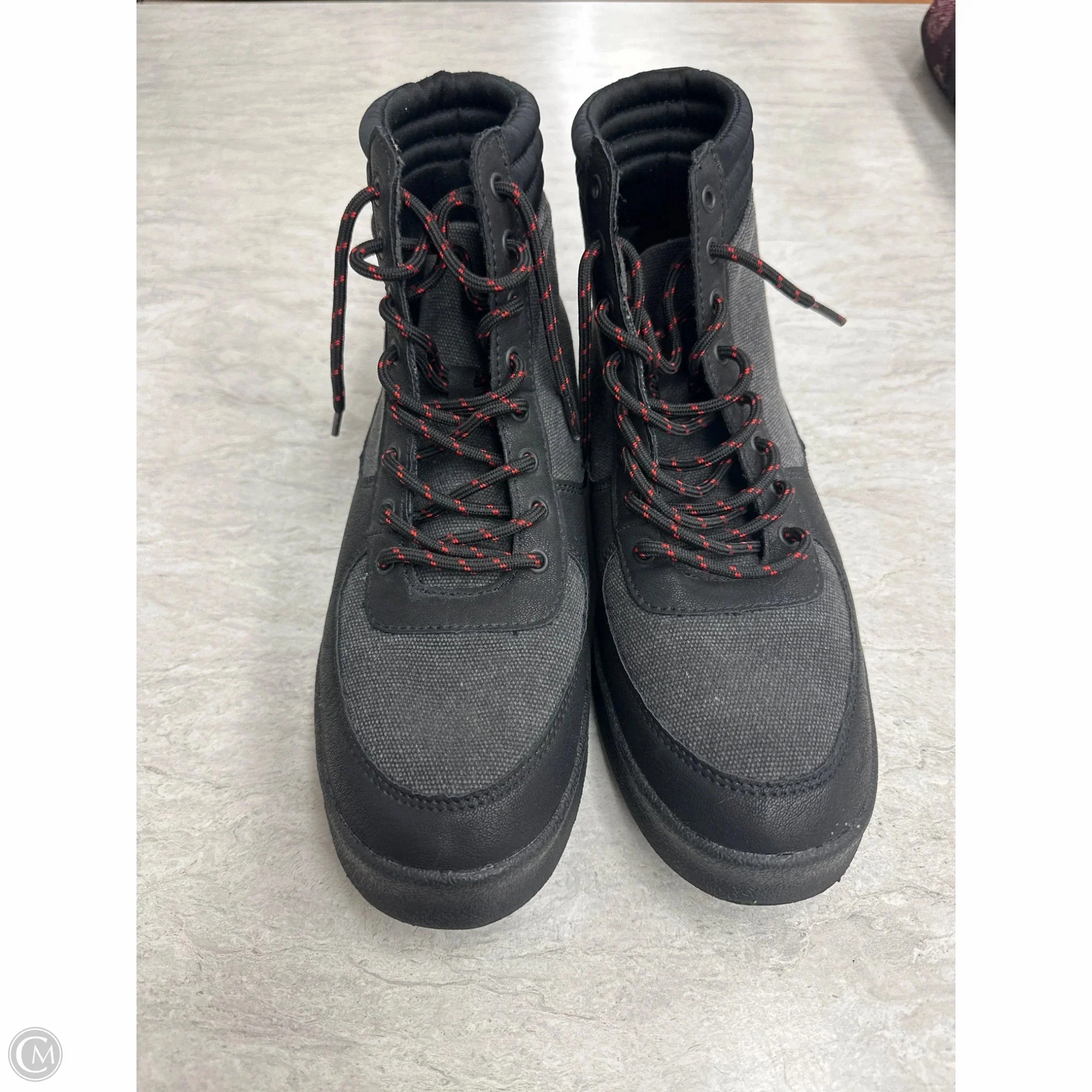 Shoes Sneakers By Rocket Dogs In Black & Grey, Size: 11 Mid Foot Lockdown