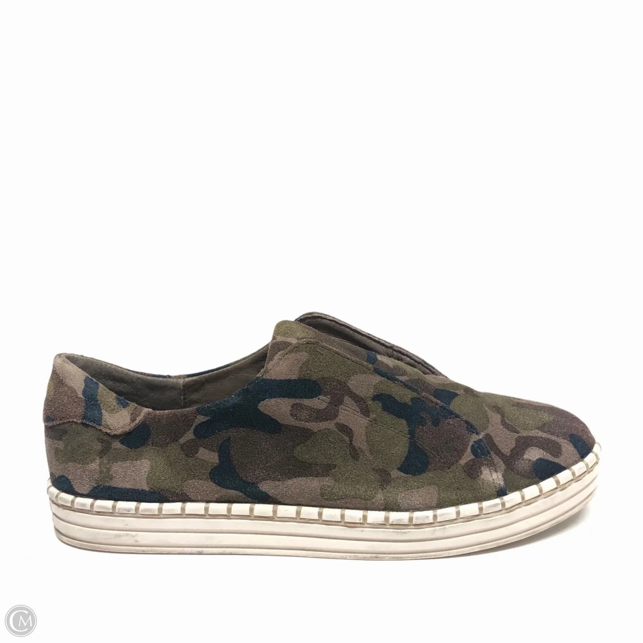 Shoes Sneakers By J Slides In Camouflage Print, Size: 9 Ergonomic form Lifestyle Wear