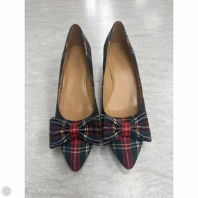 Shoes Heels Stiletto By J. Crew In Plaid Pattern, Size: 9.5 Colorful High Heels Bridal Pumps