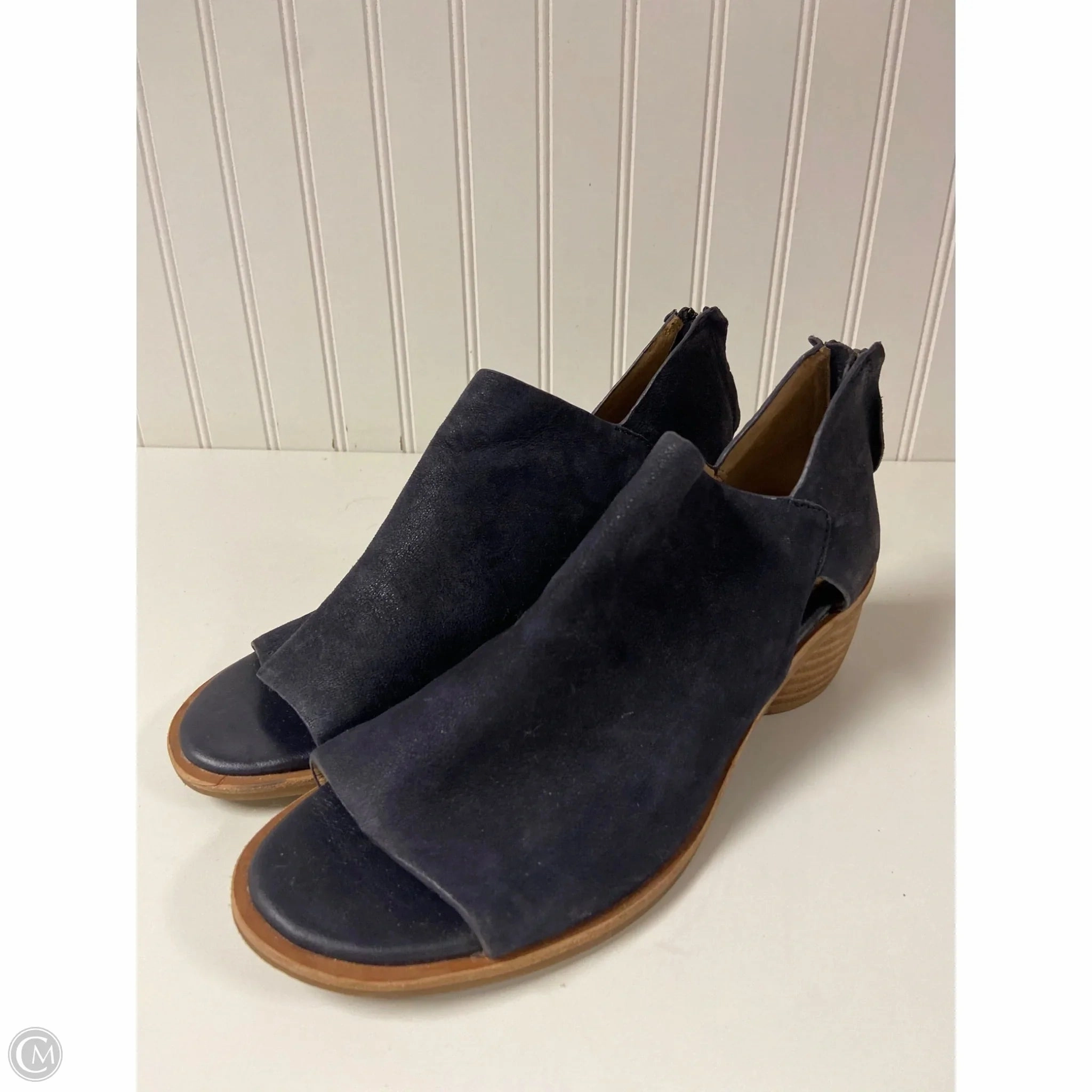 Bridal Shoes with Embellishments Luxe Heels Shoes Heels Block By Sofft In Navy, Size: 11