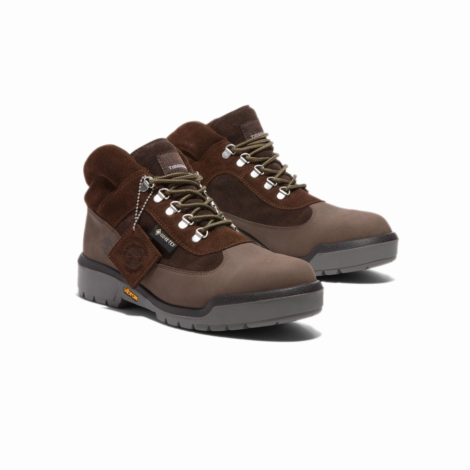 Timberland Mens Mid Lace Up Waterproof GTX Field Boot Energy Lift spring running shoe ambience