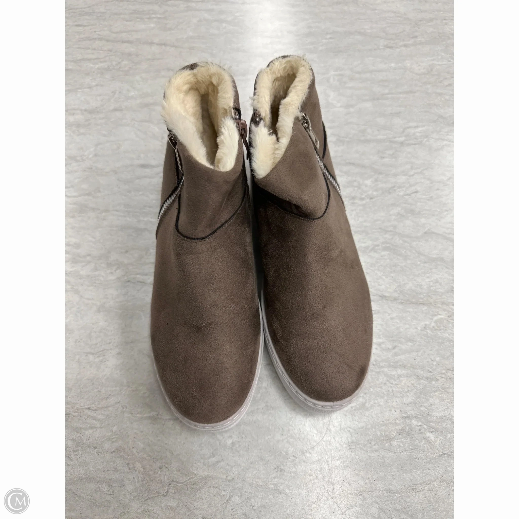 Shoes Sneakers By Bamboo In Grey, Size: 6.5 Soft outsole