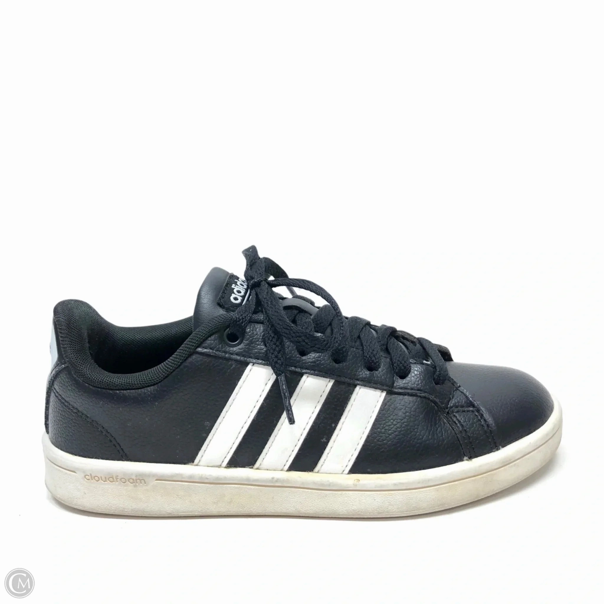 Structured Fit Distinctive Design Shoes Sneakers By Adidas In Black, Size: 6
