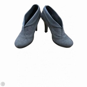 Shoes Heels Stiletto By Fioni In Grey, Size: 8.5 Wide Heel Pumps