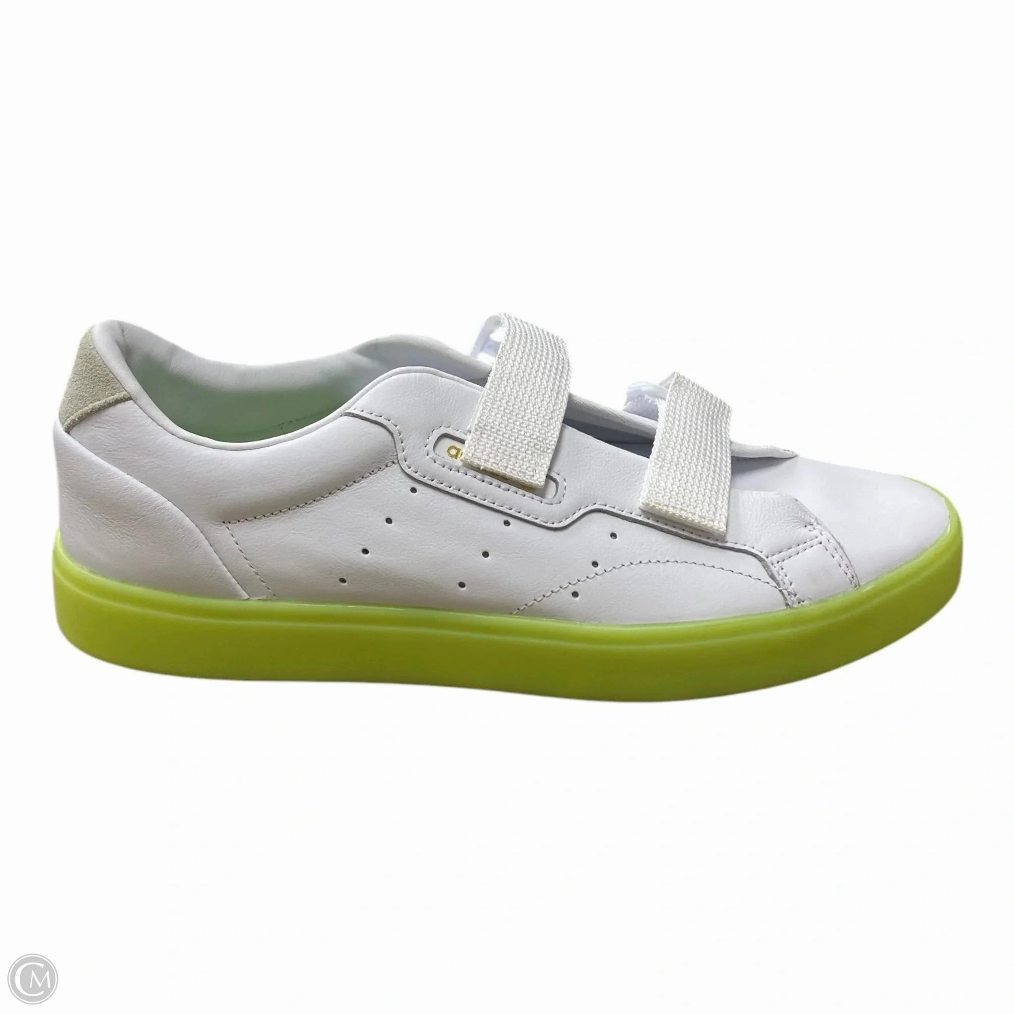 Shoes Sneakers By Adidas In Green & White, Size: 10.5 Soft Entry