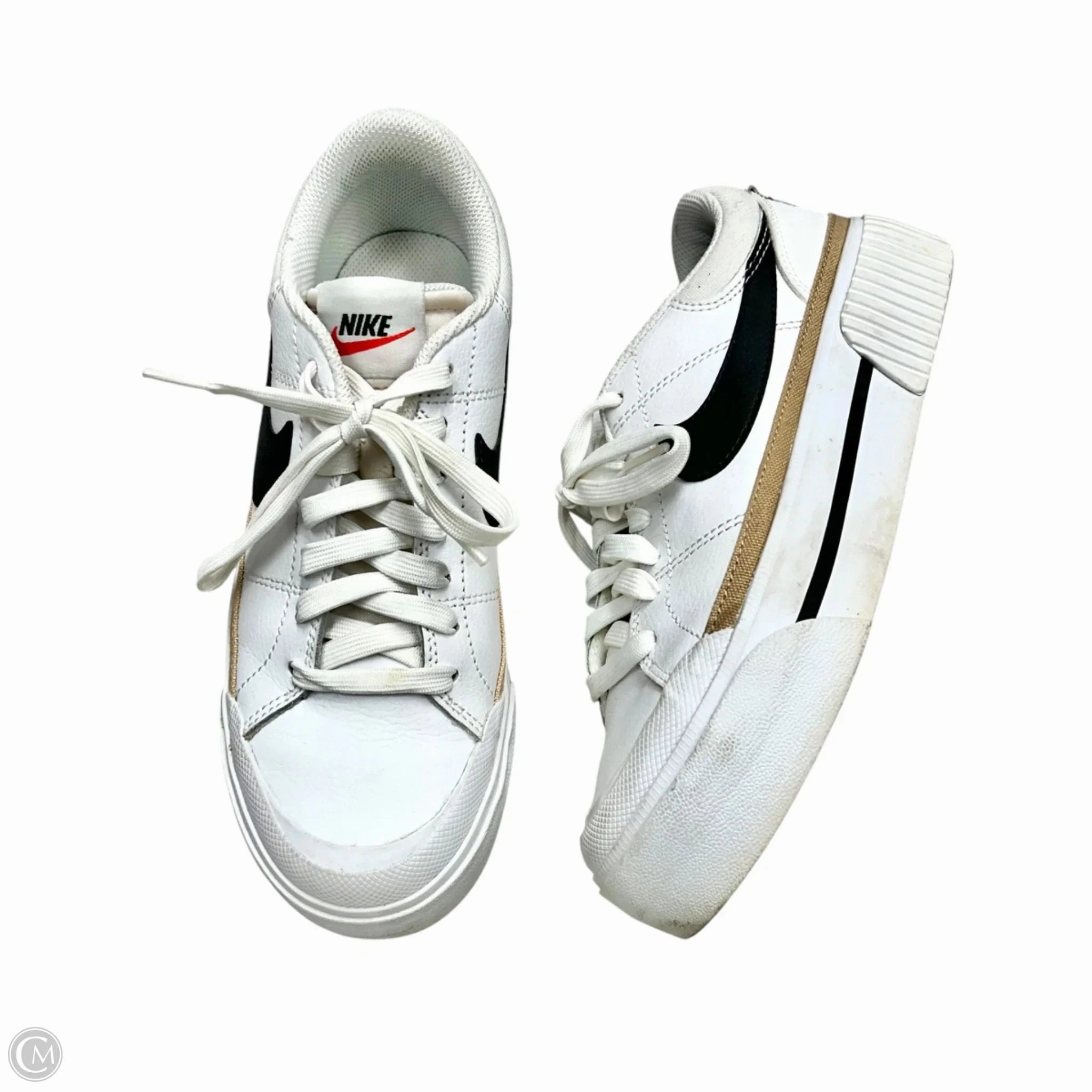 Shoes Sneakers By Nike In Black & White, Size: 6.5 Easy   To   Clean