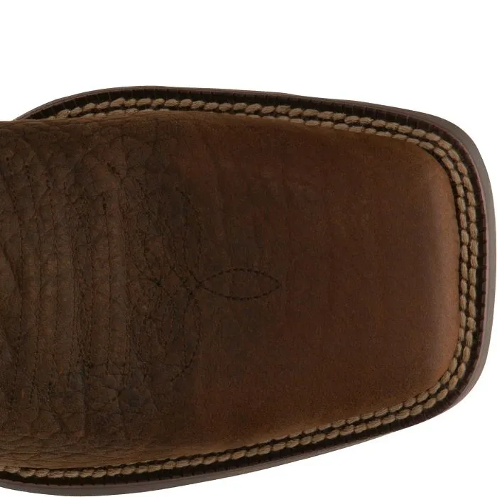 Artist Justin Mens Stampede Square Toe Western Boots Style 7222