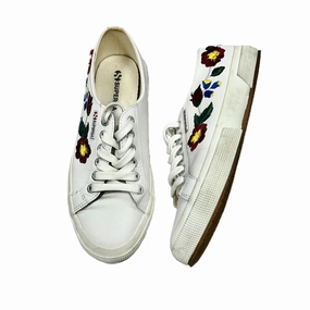 Shoes Sneakers By Superga In White, Size: 8 Durable Upper Material Impact Dispersion