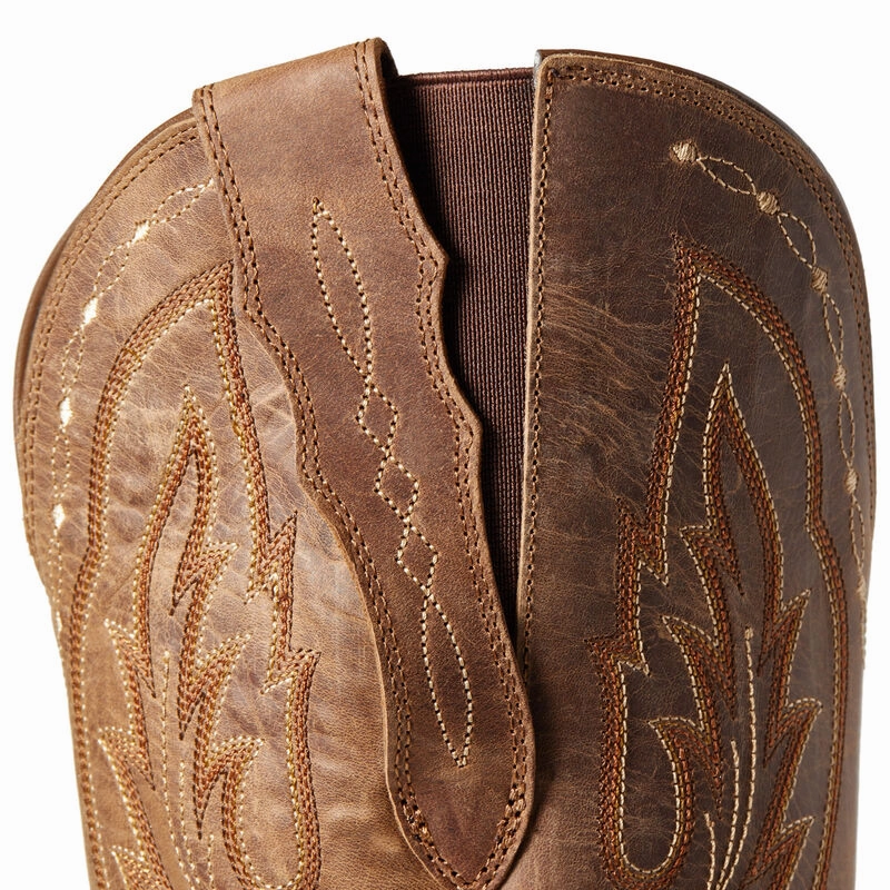 Ariat Heritage X Toe Elastic Wide Calf Western Boot Style 10036047 rubber Feather Light Nature Lover