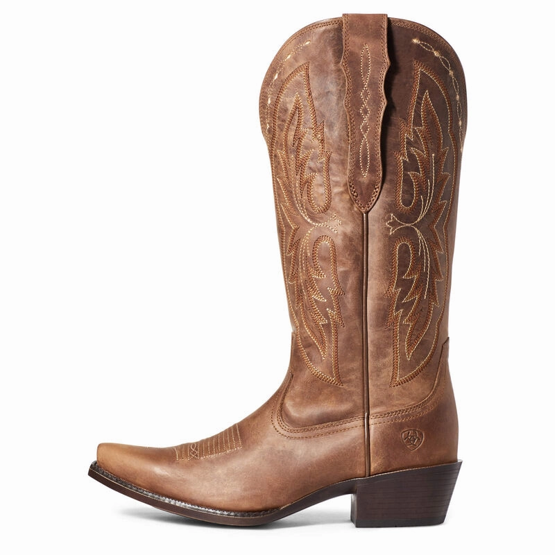 Shock Absorbing Cold Weather Commuter Mud Resistant Rainy Days Ariat Heritage X Toe Elastic Wide Calf Western Boot Style 10036047