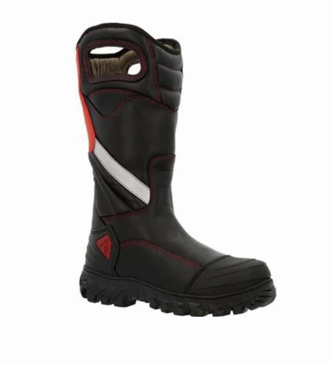 Work Function Cordura Material ROCKY WOMEN'S CODE RED STRUCTURE NFPA RATED COMPOSITE TOE FIRE BOOT STYLE RKD0092