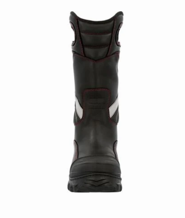 Rugged Built Snowy Path Stable Step ROCKY WOMEN'S CODE RED STRUCTURE NFPA RATED COMPOSITE TOE FIRE BOOT STYLE RKD0092