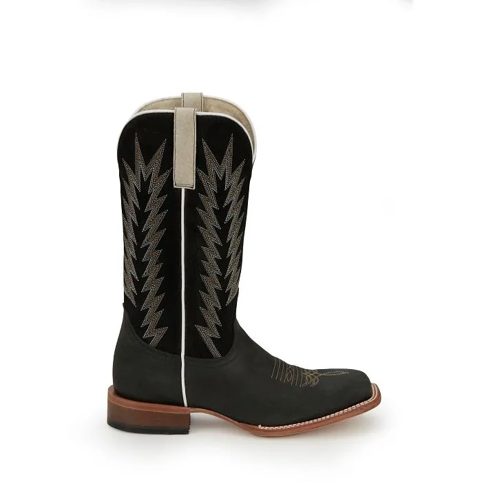 JUSTIN MENS HOMBRE BLACK WESTERN BOOTS STYLE JP2506 Outdoor Travel Rugged Built Daily Walks