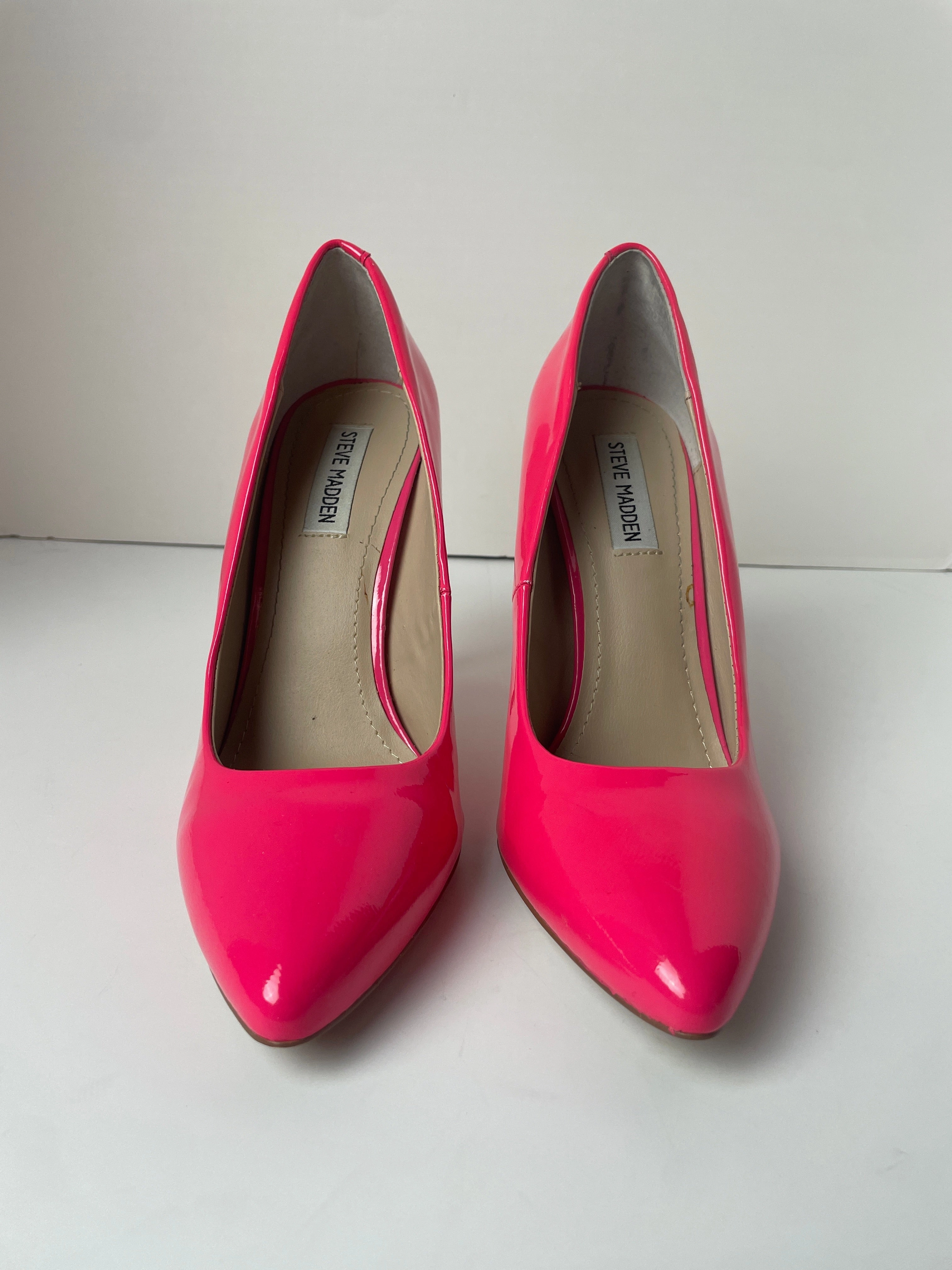 Anti Abrasion Pink Shoes Heels Stiletto Steve Madden, Size 9.5