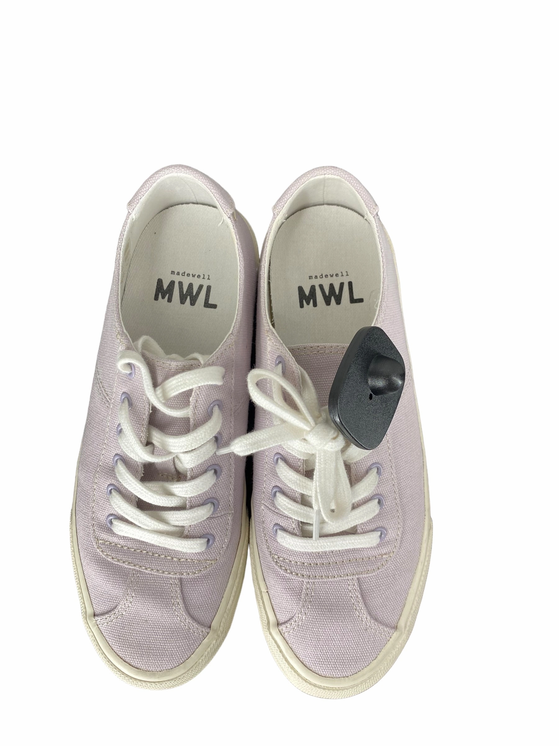 Quiet Ground Shoes Sneakers By Madewell In Purple, Size: 6