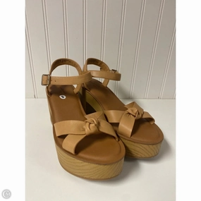 Shoes Heels Block By Universal Thread In Brown, Size: 8 Heeled Sandals