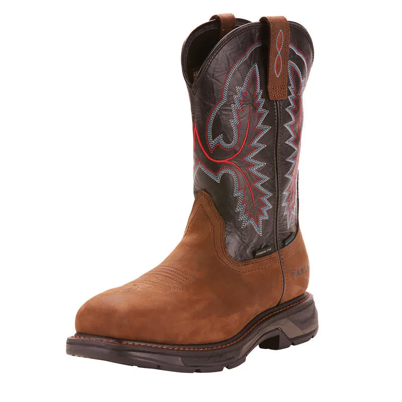 Urban Fashion Ariat Mens Carbon Toe WorkHog XT Waterproof Square Wellington Boot Style 10024968