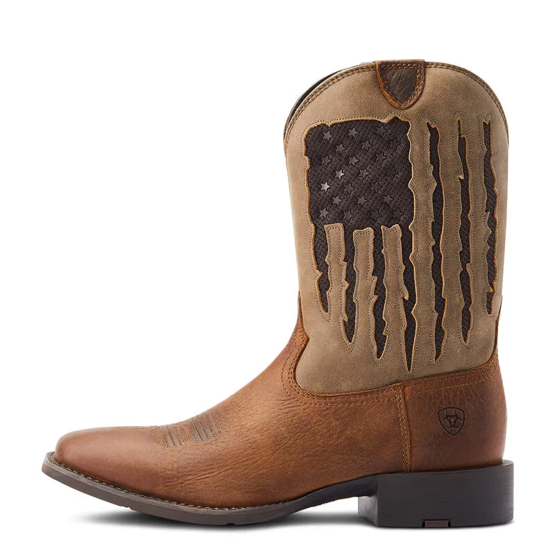 Ariat Sport My Country VentTEK Western Boot Style 10044564 Sleek Shape Anti   Fatigue