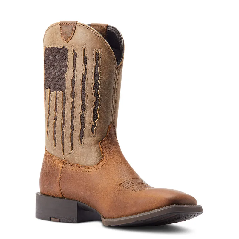 Timeless Design Flexible Frame River Crossing Ariat Sport My Country VentTEK Western Boot Style 10044564