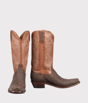 Lucchese Mingus Whiskey Boots Road Trip