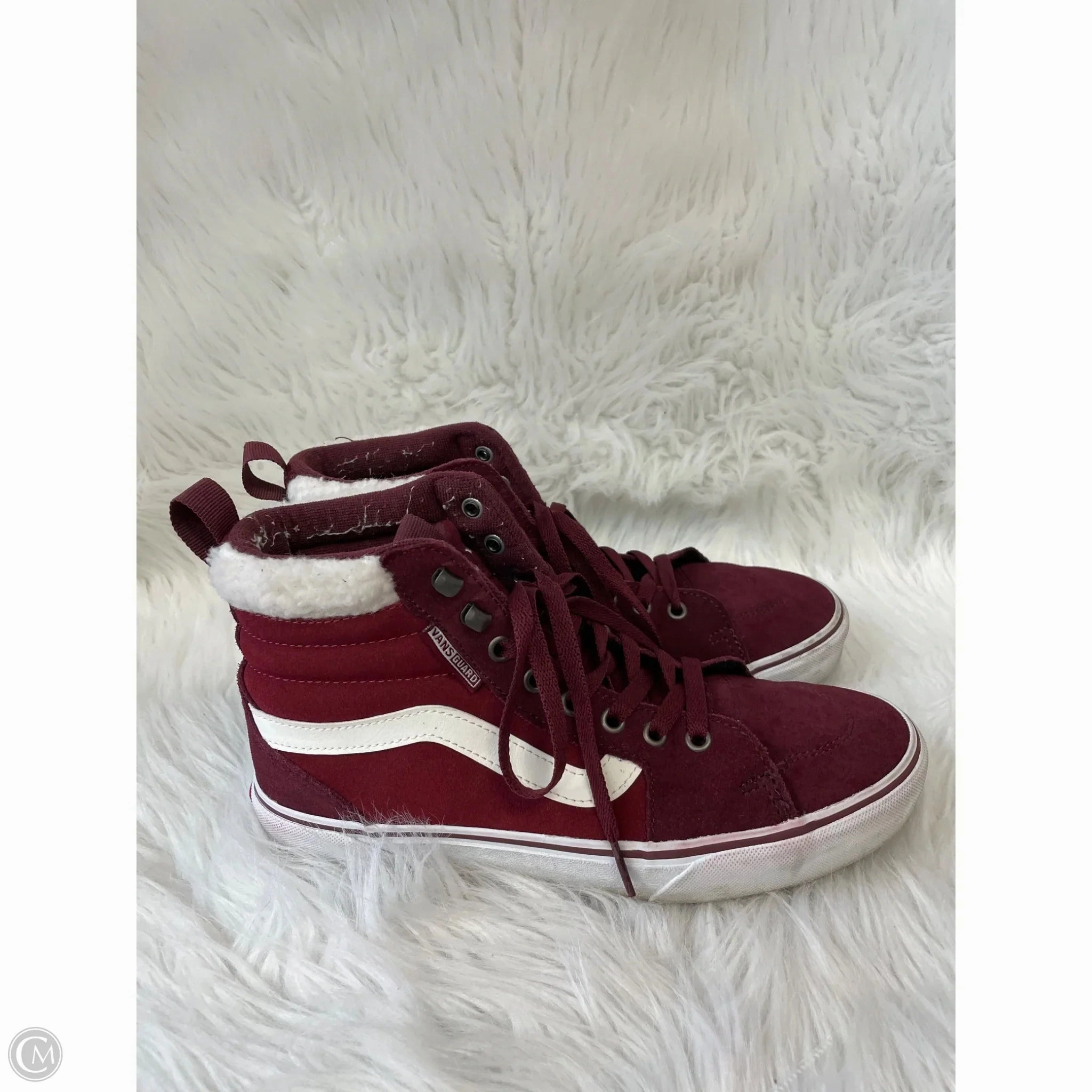 Style Play Shoes Sneakers By Vans In Maroon, Size: 9