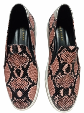 Flexible Snakeskin Print Shoes Sneakers Cole-haan, Size 8