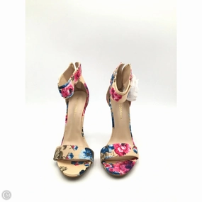 Strappy Design Shoes Heels Stiletto By Wild Diva In Floral Print, Size: 8