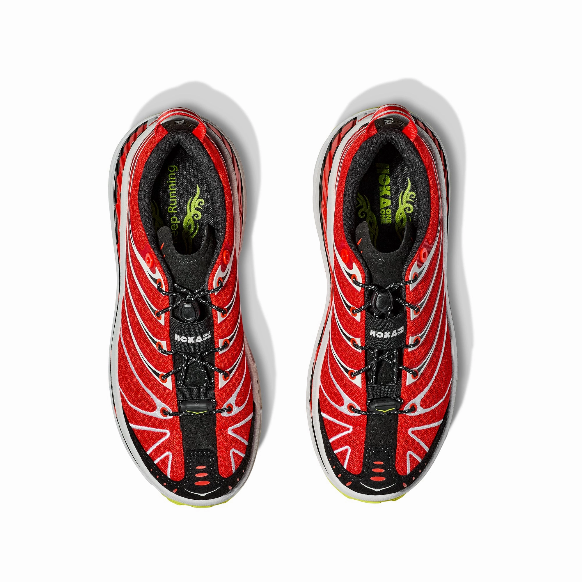 Hoka Mens Stinson Evo OG Shoes running in a ferry terminal area shoes