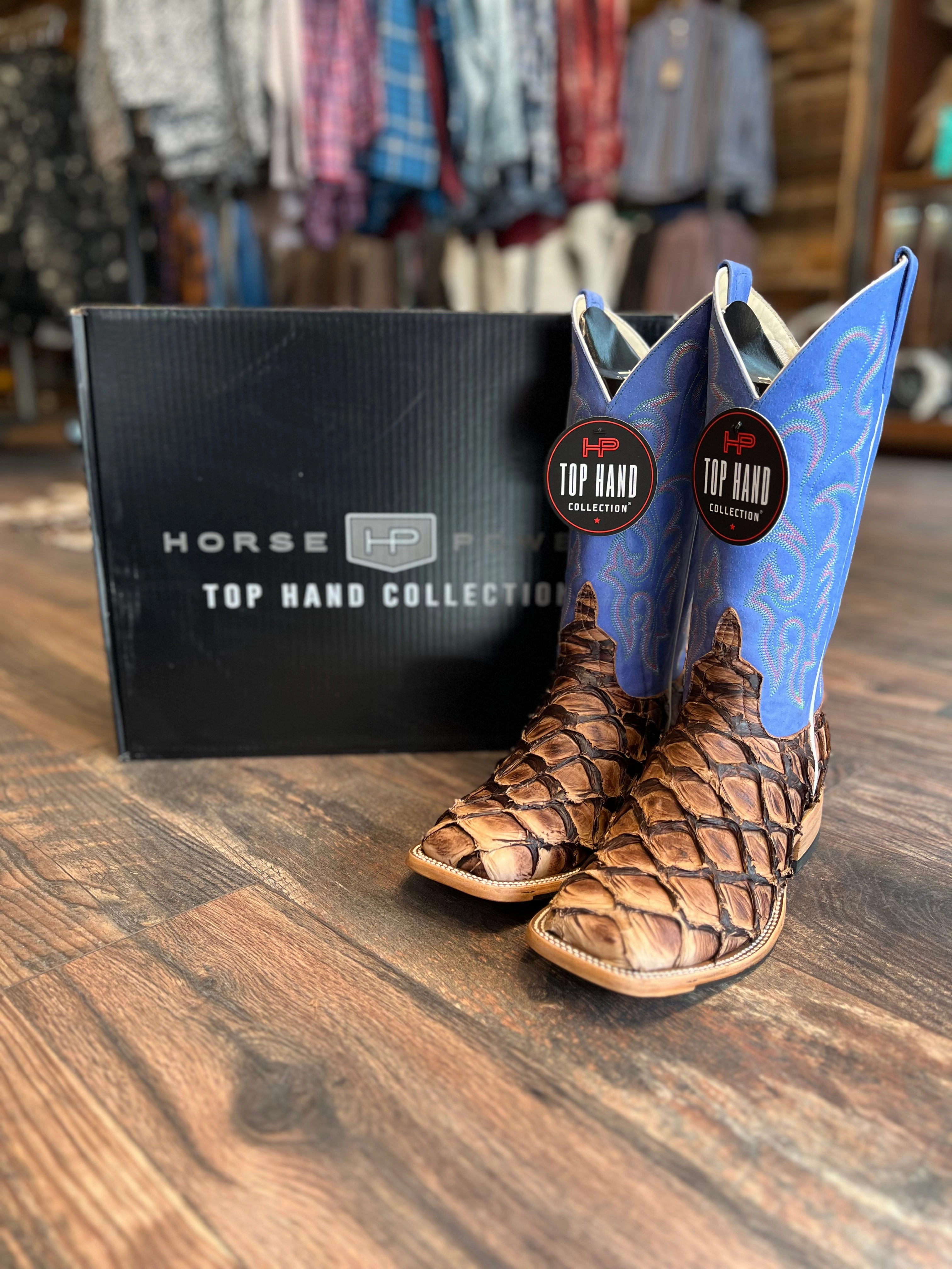 Minimal Design Horse Power Men's Pirarucu  Boots