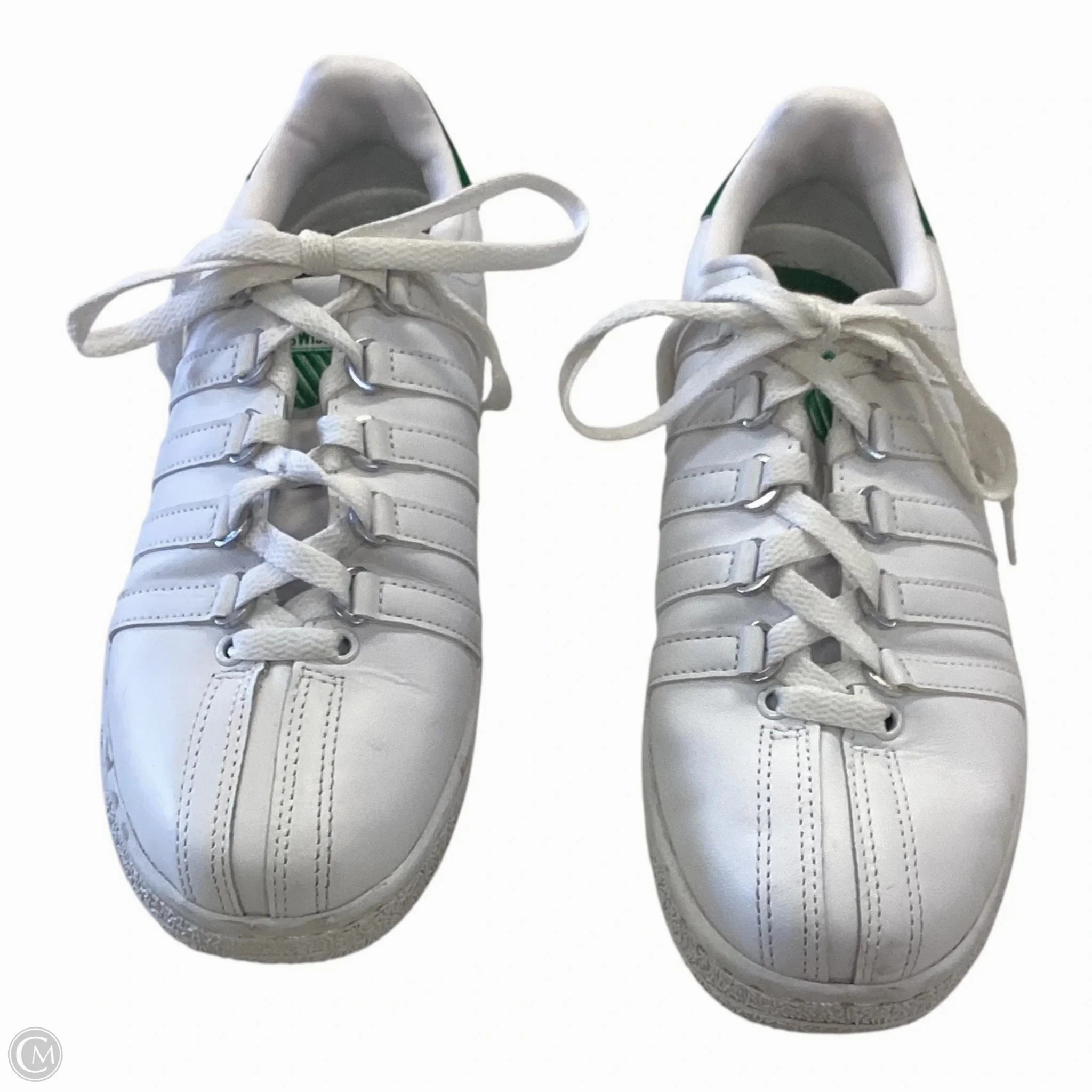 carbon fiber shank Torque Reduction Engineering Shoes Sneakers By K Swiss In Green & White, Size: 9