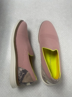 Light   Reflective Micro Perforation Ventilation Shoes Sneakers By Cole-Haan In Pink, Size:6