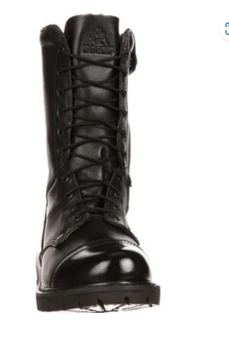 ROCKY MENS SIDE ZIPPER JUMP BOOT STYLE FQ0002090 Cushioned heel Water Guard