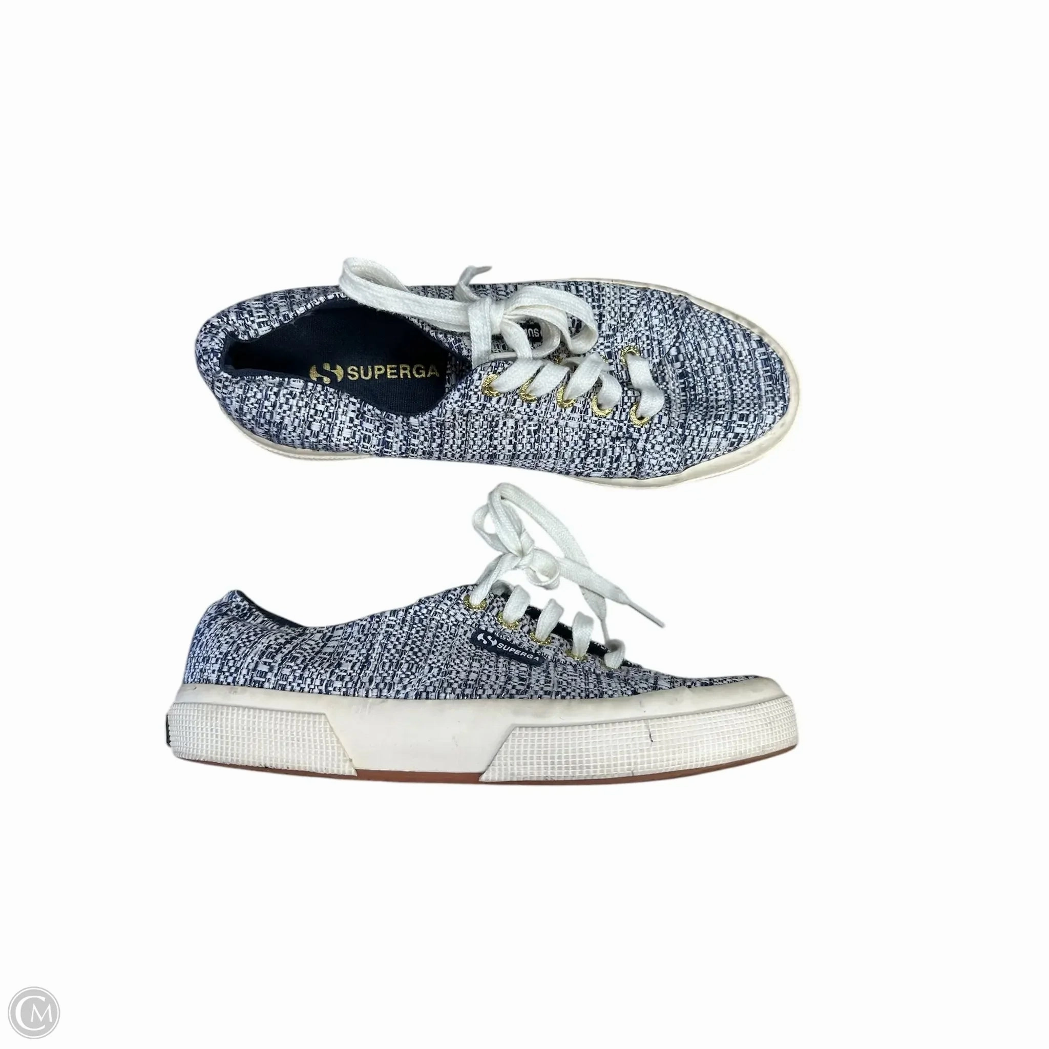 Cloud Feel Plush Cushion Shoes Sneakers By Superga In Blue, Size: 6.5