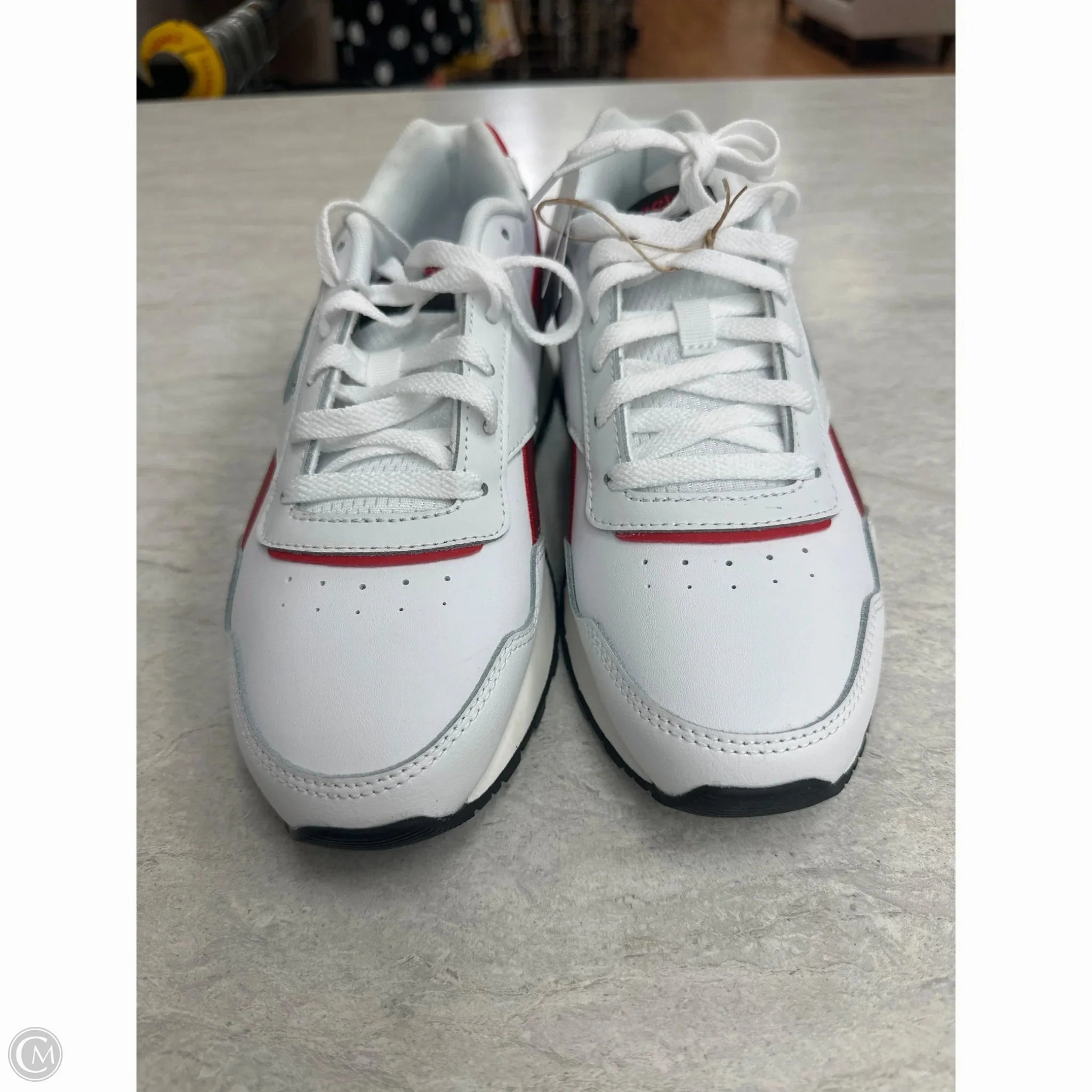 Shock Control Shoes Sneakers By Reebok In Red & White, Size: 6.5