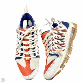 Low   Top Shoes Sneakers By Nike In Blue & Red & White, Size: 9