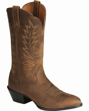 Hard Trail Artist Ariat Ladies Heritage Medium Toe Western Boots Style 10001021