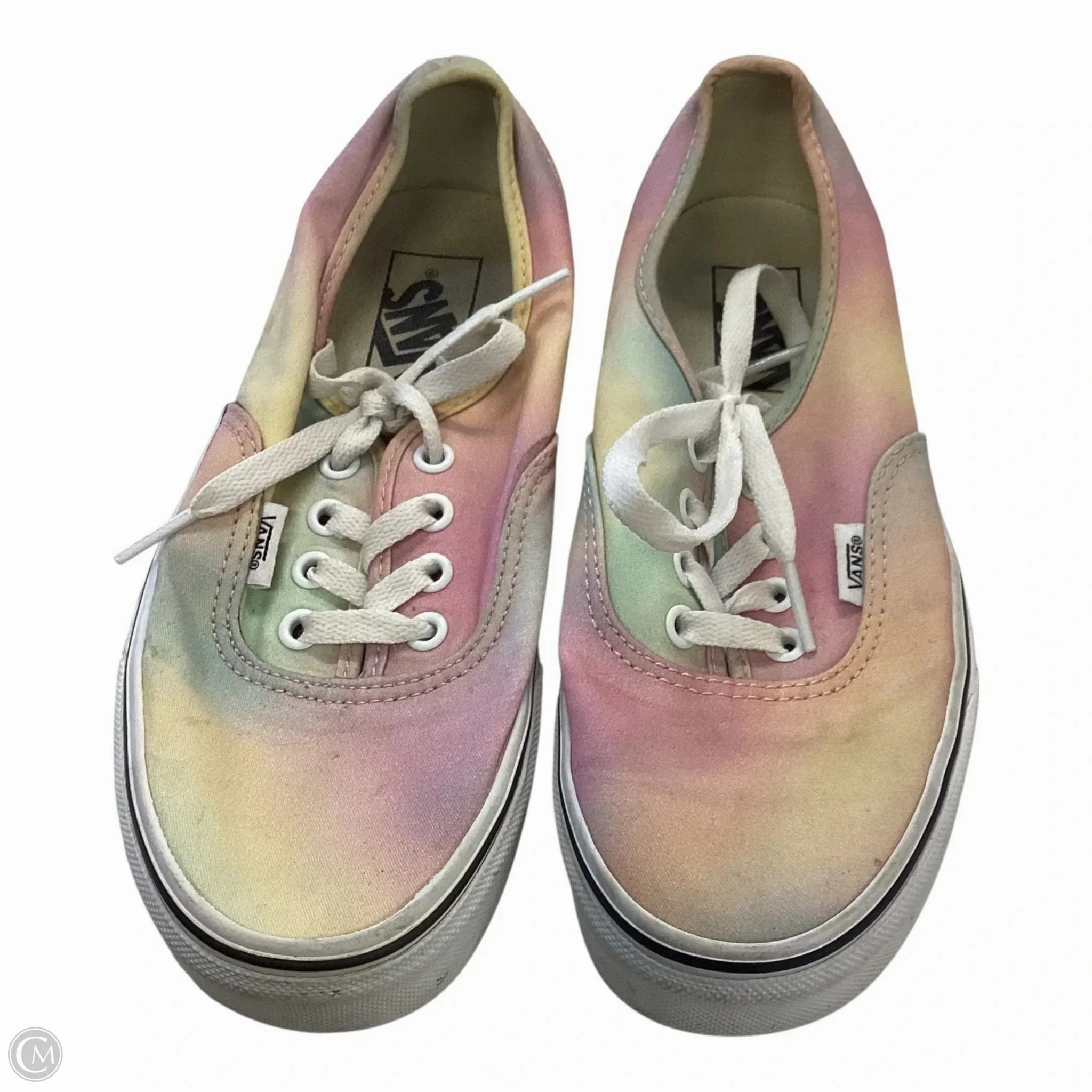 Hypergrip Texture Shoes Sneakers By Vans In Tie Dye Print, Size: 7