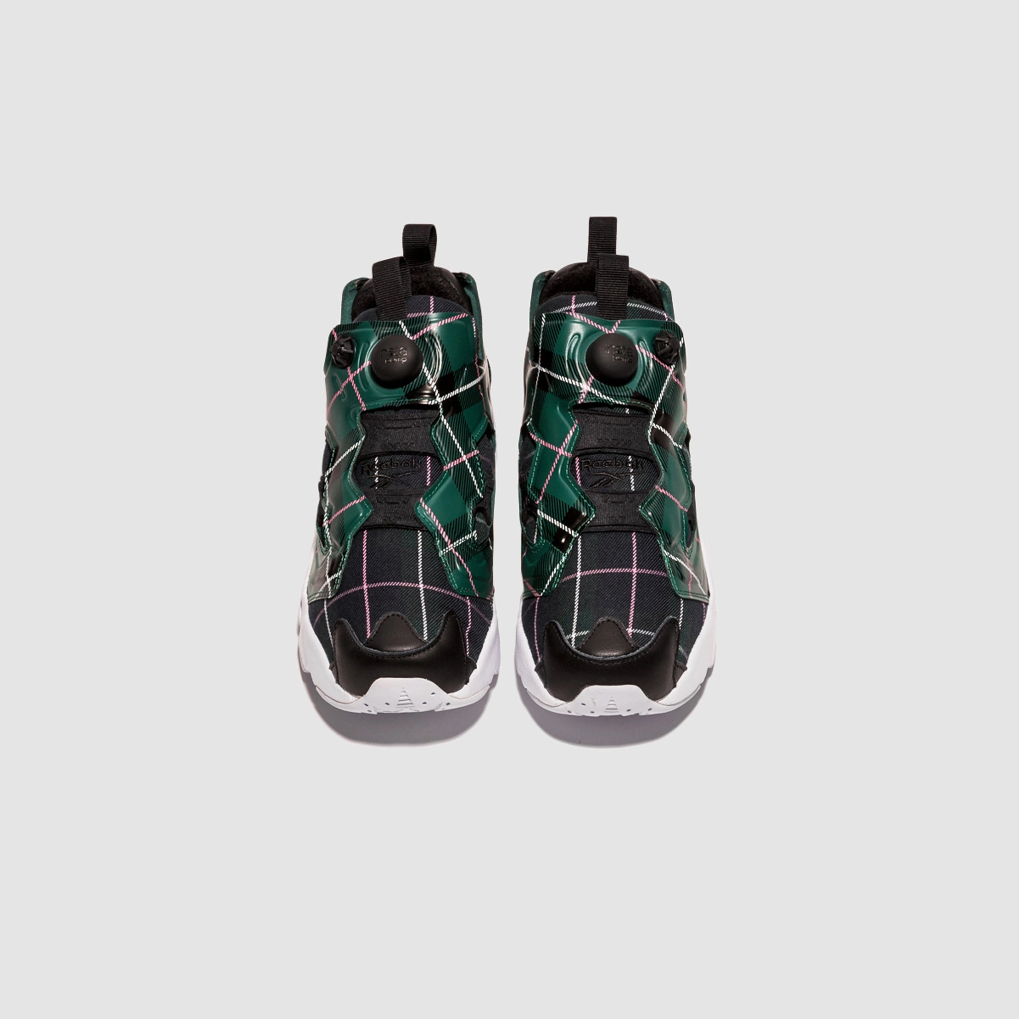 fixed insole shoes youth shoe appearance INSTAPUMP FURY OG X OPENING CEREMONY "PLAID PACK"