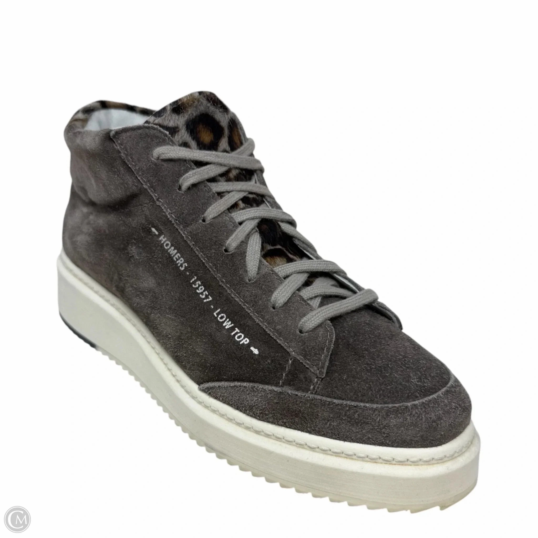 Hiking Path Ista Crosta Ossido Sneakers By Homers In Grey, Size: US 7/EU 38