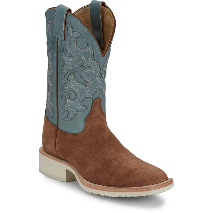 Durable Shell Weekend Camping Anti Odor Urban Commute Justin Mens Alamo Bent Rail Boots Style BR390