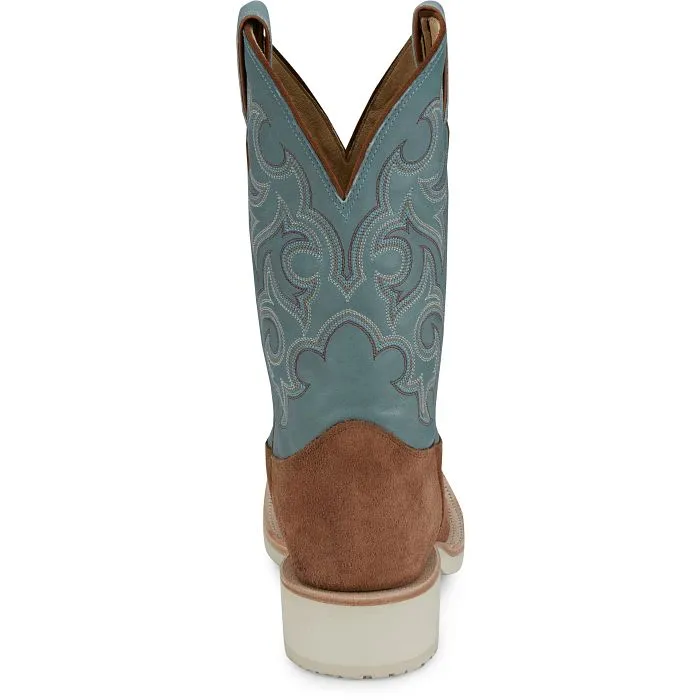 Comfy All Justin Mens Alamo Bent Rail Boots Style BR390