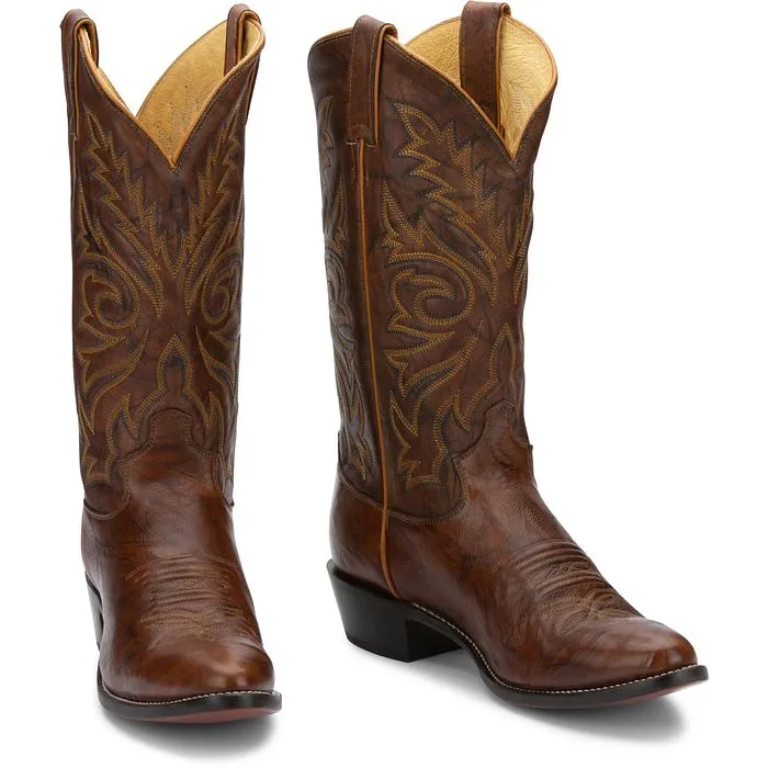 JUSTIN MENS BUCK 13" WESTERN BOOTS STYLE 1560 Inner Glow